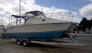 glacier bay catamaran trailer