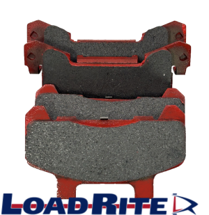 4 brake pads with logo